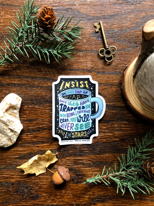 The Haunting of Hill House Cup of Stars Sticker