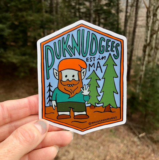 Pukwudgees Hand-Drawn Cryptid Sticker