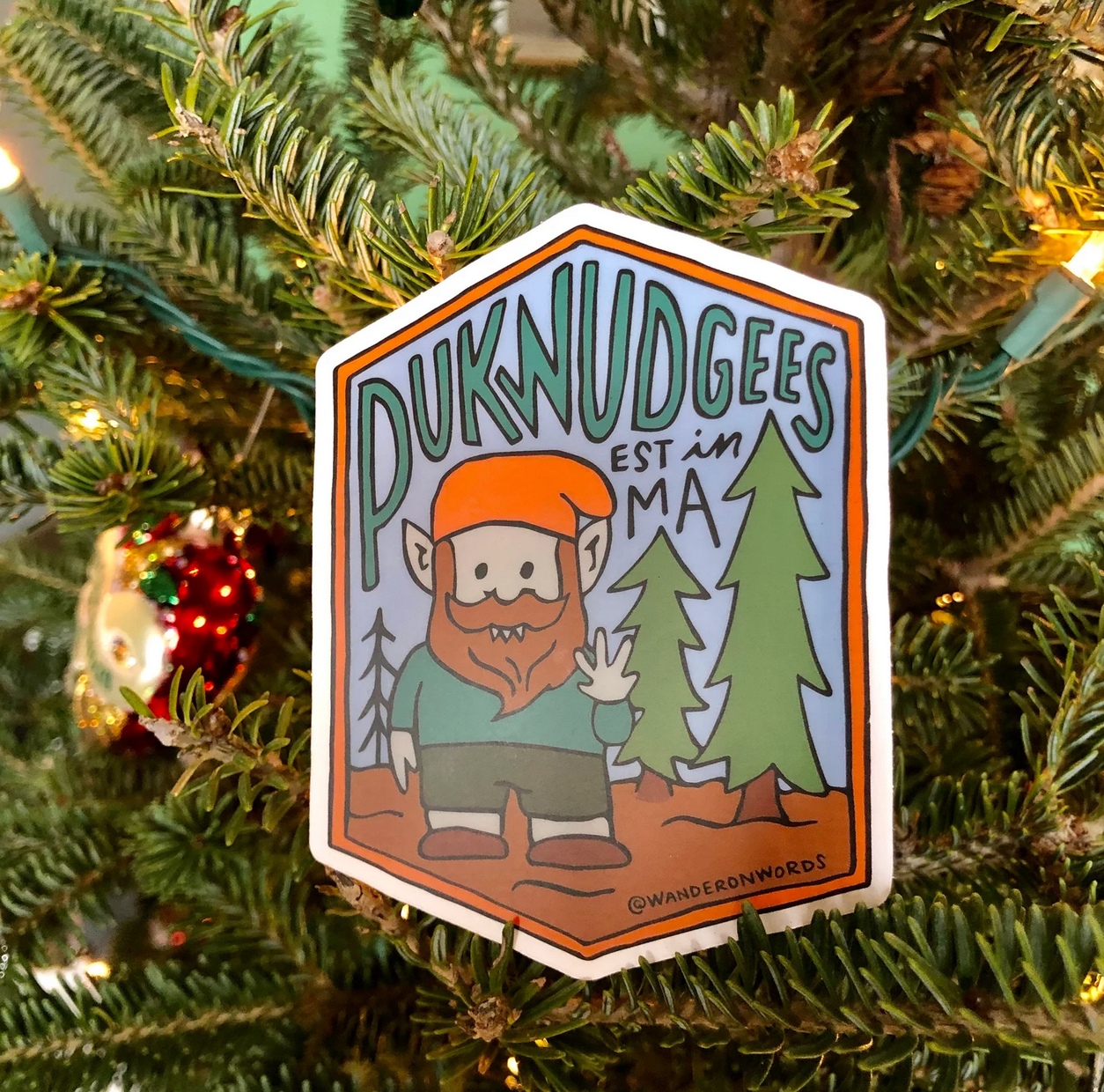 Pukwudgees Hand-Drawn Cryptid Sticker