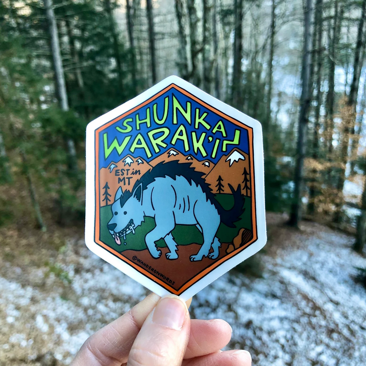 Shunka Warak'in Hand-Drawn Cryptid Sticker